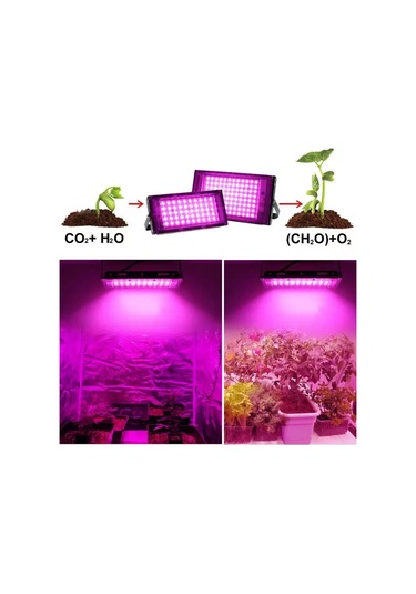 Yifomall Siyah Led Ampul - 50w/100w/150w/200w Seçenekleri İle Yüksek Verimli Aydınlatma Gösterildiği Gibi