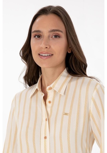 U.s. Polo Assn. Kadın Dokuma Gomlek G082gl004-000-2239969 İnci U.s. Polo Assn. Kadın Dokuma Gomlek G082gl004-000-2239969 İnci