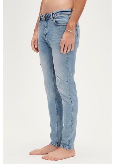 Bad Bear Palermo Erkek Jeans-3797 Ice Blue Buz Mavi