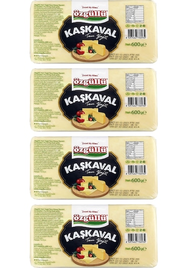 Özgüllü Kaşkaval Peyniri 600 Gr X 4 Adet