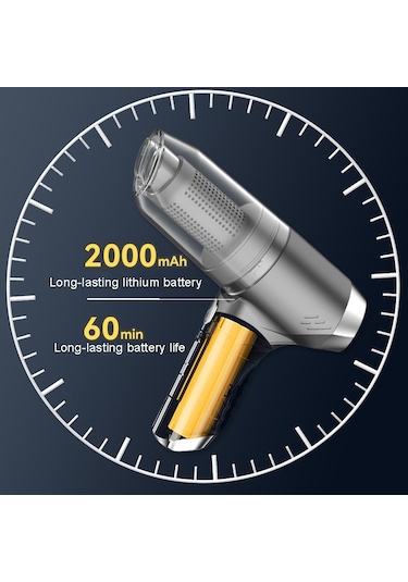 CBTxGlobal Suıtu St-6671 Kablosuz Araç Süpürgesi Fırçasız Koyu Yeşil