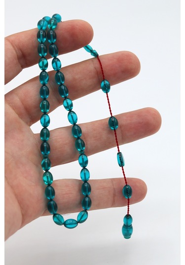 Su Mavisi Arpa Kesim Özel Sistem Ateş Kehribar Tesbih 201024760