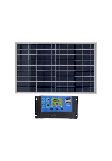 Wezone 10w 12v Güneş Paneli, 30a Kontrolörlü Taşınabilir Araç Şarj Seti - Ip65 Su Geçirmez, Çoklu Güvenlik Özellikleri İle Outdoor Kullanım