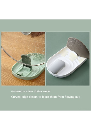 Tenfowee Küçük Mutfak Çöp Tutucu: Katlanabilir Pp Malzeme, Kaçak Suyu Toplama, Çatal Kaşık Kapak Tutucu, Hafif Ve Temizlenmesi Kolay Depolama Aracı Beyaz