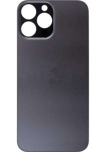 Apple Uyumlu iPhone 13 Pro Max Arka Pil Batarya Kapağı - Lens Hariç Siyah