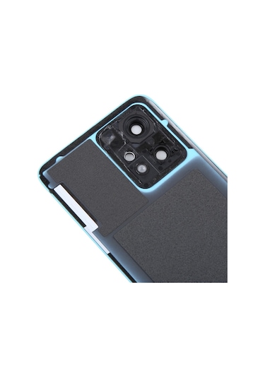 Cbtx Realme 9 Pro+ Kamera Lens Kapağı İle Pil Arka Kapağı Mavi