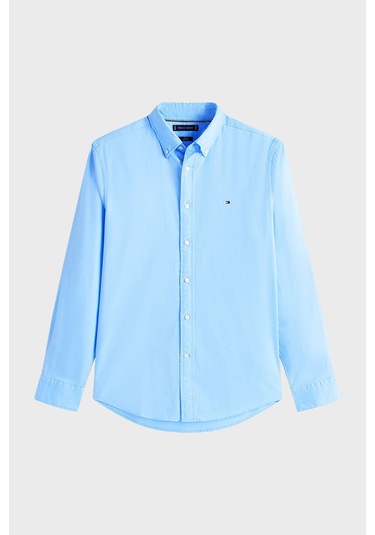 Tommy Hilfiger Erkek Gömlek Mw0mw40469 C1z Mavi Mavi