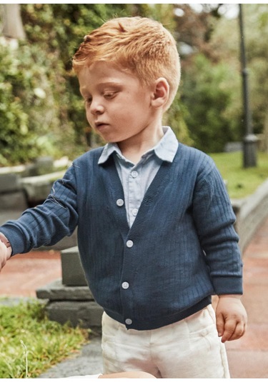 Mayoral Erkek Bebek Düğmeli Hırka Lacivert