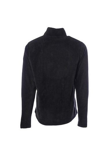 Hummel 960040-2001 Deslan Polar Zip Erkek Spor Ceket Siyah