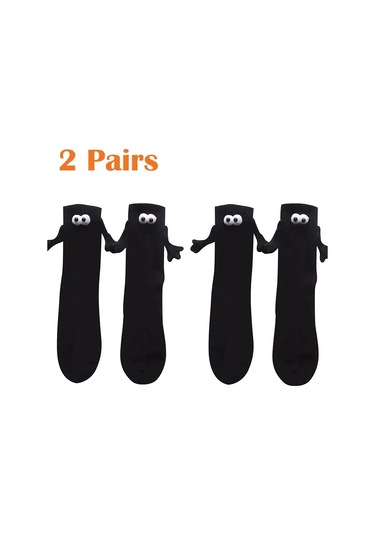 Siyah Saf Pamuklu Çorap Sevimli Karikatür Üç Boyutlu Çorap Yaz Moda Manyetik Emme Tutma Çorap Çift Orta Tüp Çorap 2 Çift Siyah Siyah Saf Pamuklu Çorap Sevimli Karikatür Üç Boyutlu Çorap Yaz Moda Manyetik Emme Tutma Çorap Çift Orta Tüp Çorap 2 Çift Siyah