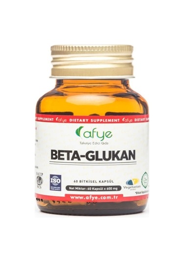Afye Beta-Glukan 60 Kapsül 600 Mg Beta Glucan 498 Mg