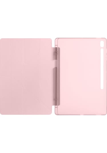 Adige Samsung Galaxy Uyumlu Tab S10 Fe Plus Kılıf Tri Folding Kalem Bölmeli Standlı Standlı Kapak