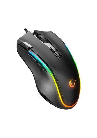 Rampage Smx-g72 Greedy V2 8 Tuşlu Double Click Real Rgb Ledli Makrolu 12800 Dpı Gaming Oyuncu Mouse -