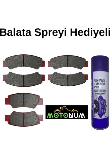 Segway Snarler 570 Ön Ve Arka Fren Balata Takım Ys83