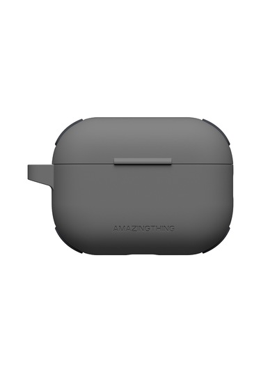 Airpods Pro 2 Uyumlu Amazingthing Airbag Köşe Tasarımlı Omni Serisi Silikon Kapak Siyah