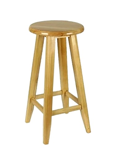 Yuvarlak Tabure Naturel 60 Cm