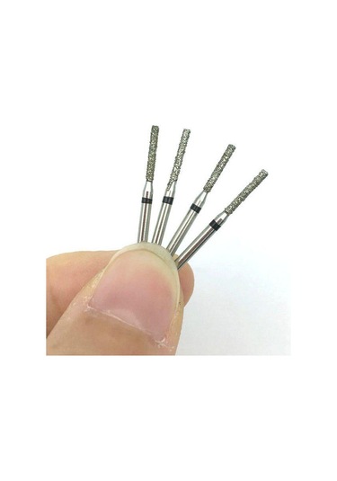 10 Adet Diş Elmas Burs Matkap Parlatma Yumuşatma Beyazlatma Süper Kaba Fg 1.6mm Yüksek Hızlı El Aleti Sf-11s