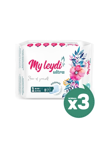 Myleydi Ultra Hijyenik Ped Normal 30 Adet (3 Paket)