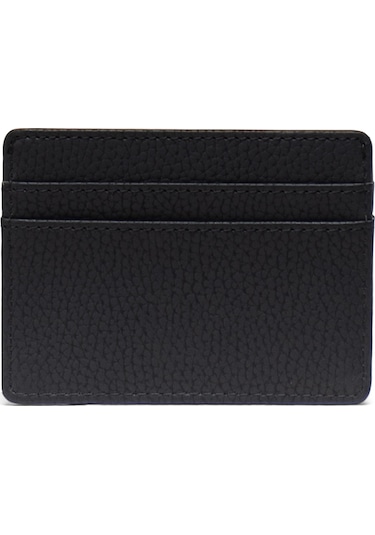 Herschel Charlie Cardholder Vegan Leather Unisex Kartlık 11147-00001-os Black Siyah