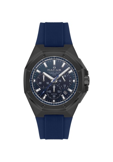 Nacar Mavi Silikon Erkek Kol Saati Nc08-29430495-bls3 Siyah