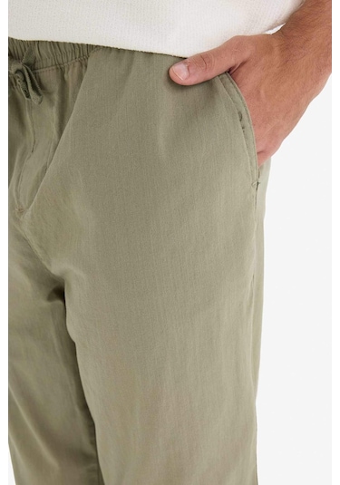 DeFacto 	%100 Pamuk Kargo Jogger Pantolon Üç Cepli E0834AX25SMKH465