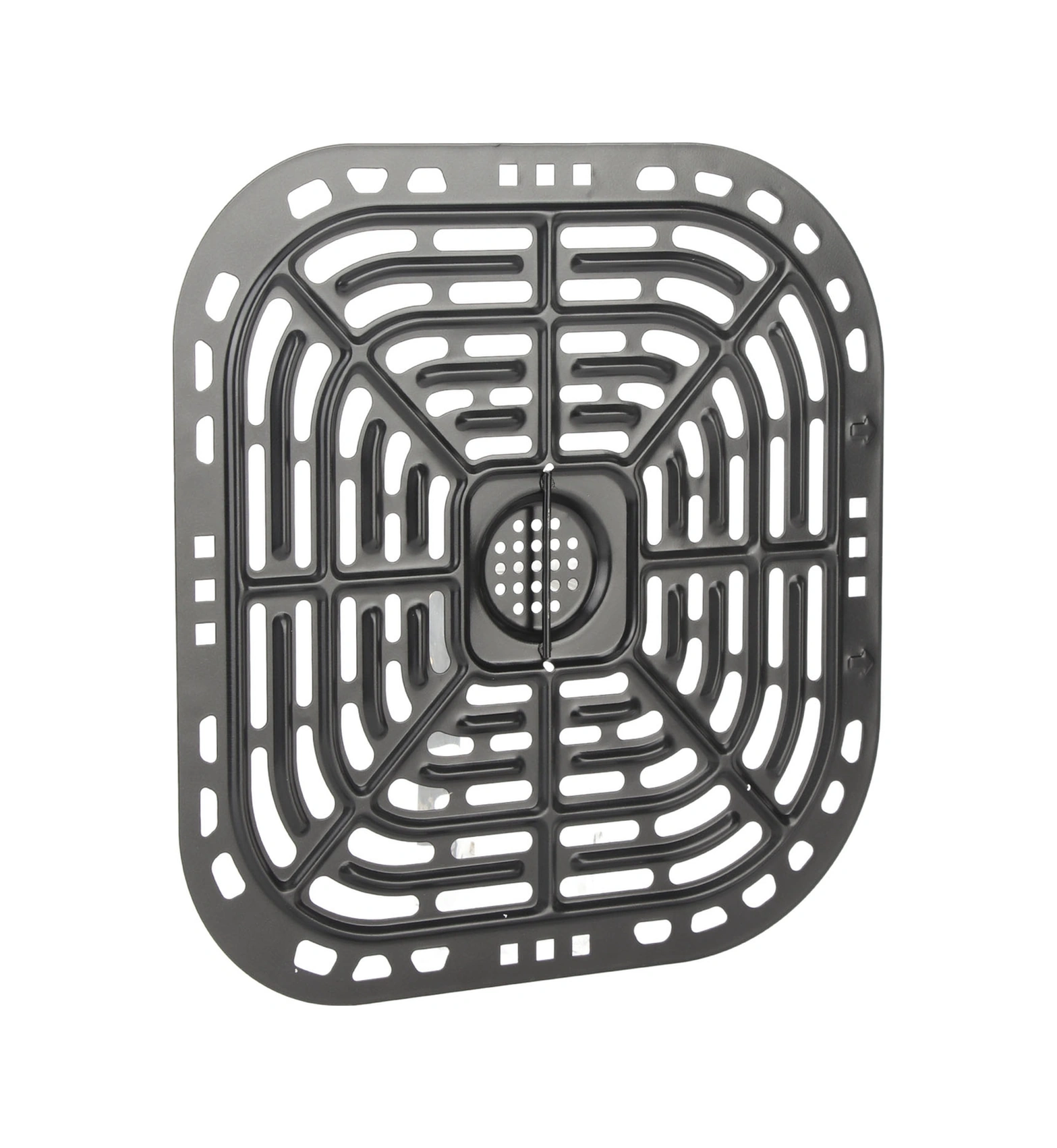 Geeroyoo 304 Paslanmaz Çelik Hava Fritözü Ek Parçası, 24x23cm Ocak Tabağı, Fda Onaylı, Sağlıklı Pişirme, Yıkama Makinesine Uygun, Ergonomik Kollü Diğer