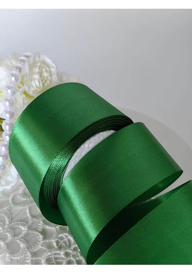 Magazin Dla Rukodel'nic Ip Gavrilov R N Saten Yeşil Paketleme Şeridi 5 Cm 22 Metre 142432312