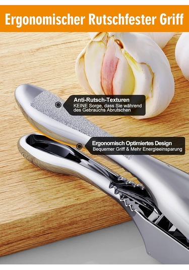 Sarımsak Presi Dayanıklı 2'si 1 Arada Sarımsak Kesici Sarımsak Soyucu Diğer