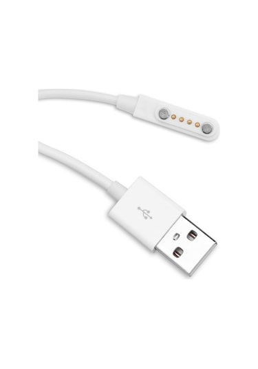 Usb 4 Pin Pogo Kablo  Akıllı Saat Manyetik Sabitleyici Şarj Kablo
