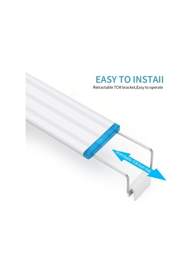 Silkroadselect Huoxun Shop A 28cm Ab Tarzı Akvaryum Işık Barı Led Balık Tankı Ince Kelepçe Lambası Bitki Yetiştirme Aydınlatma Sucul Manzara Dekorasyonu Cm Genişletilebilir Aksesuarlar Beyaz