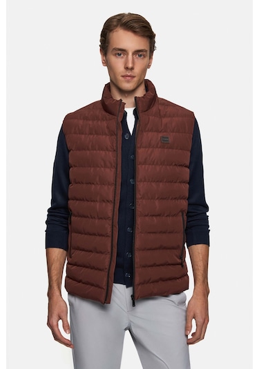 Twn Slim Fit Kiremit Düz Yelek Mont 3ecy70501503m KIREMIT