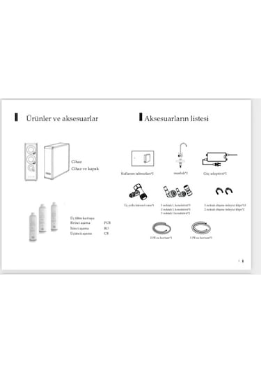 600 Gpd Water Chef Direk Akış Su Arıtma Cihazı