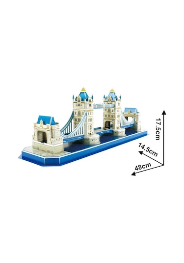 C238H Cubic Fun Tower Bridge Ingiltere 3 Boyutlu  Puzzle