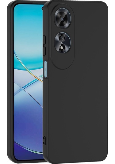 Oppo A60 Kılıf Mara Lansman İç Yüzeyi Kadife Kılıf Siyah