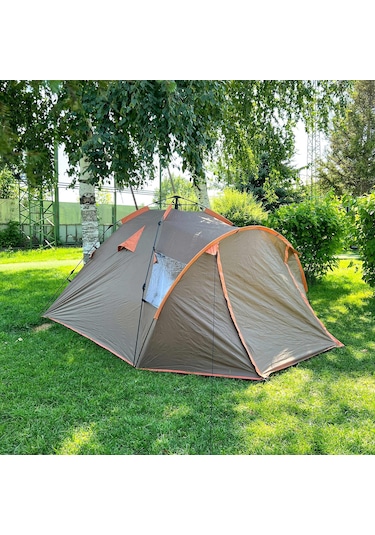 Iglo 3 Kişilik Çadır Argeus - Bagajlı Çift Tenteli - Otomatik Kurulum - Arg-204 - 4 Mevsim Çok Renkli