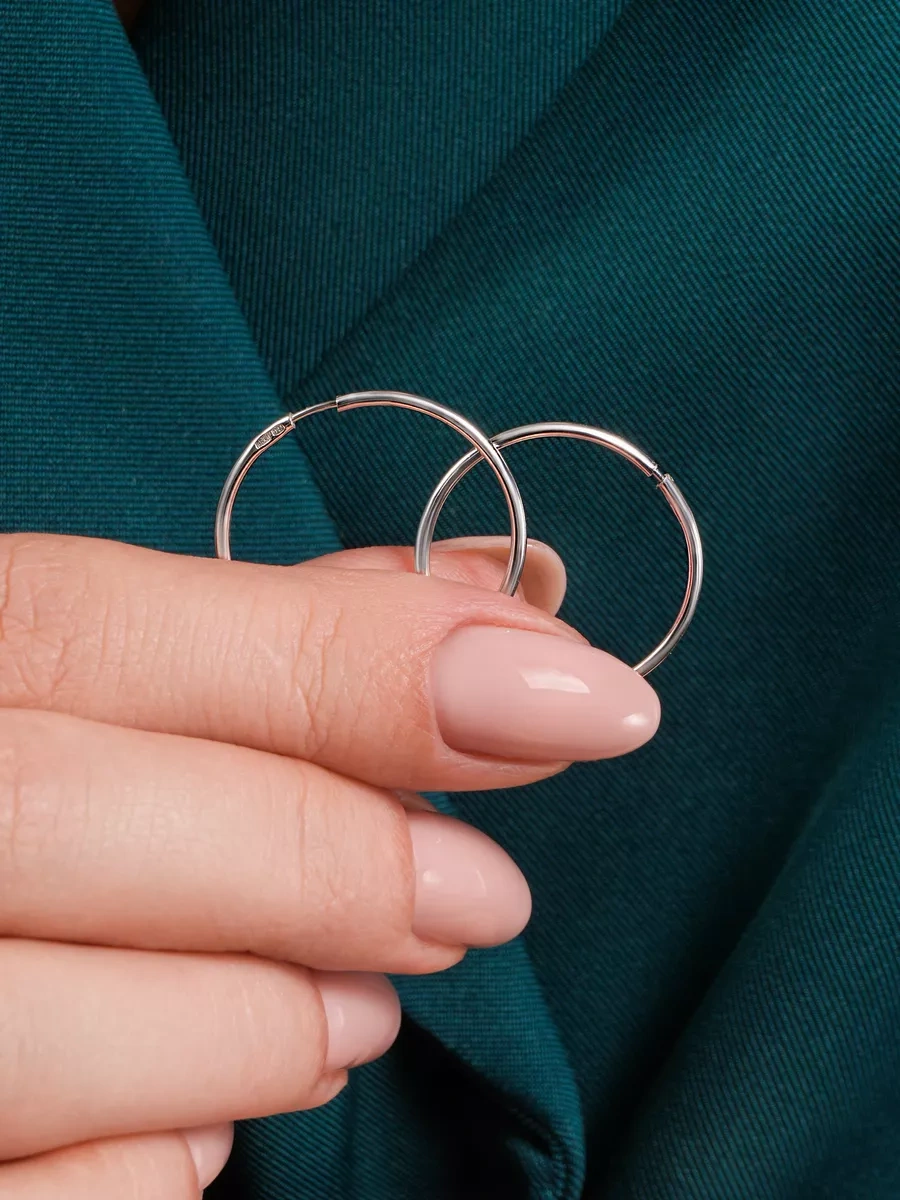 Lucente Küçük 20 Mm Halka Küpe, 925 Ayar Gümüş 18153676 Diğer