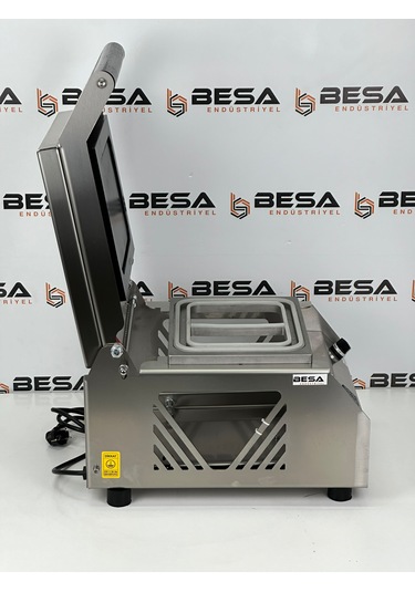 İki Bölmeli Paslanmaz Tabak Ve Kase Kapatma Makinesi