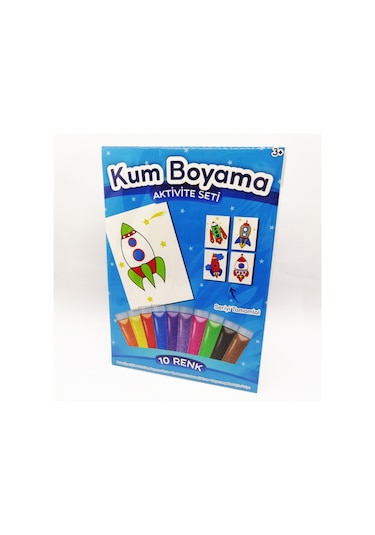 Atlas Roket Kum Boyama Aktivite Seti
