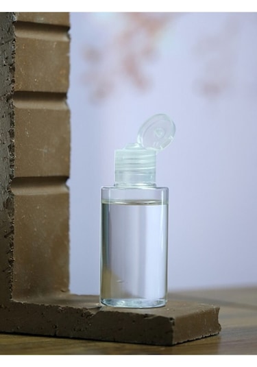 10 Adet 50 Ml Om62 Şeffaf Fliptop Kapak Dezenfektan Kolonya Parfüm Hediyelik Nikah Düğün İçin Boş Plastik Şişe