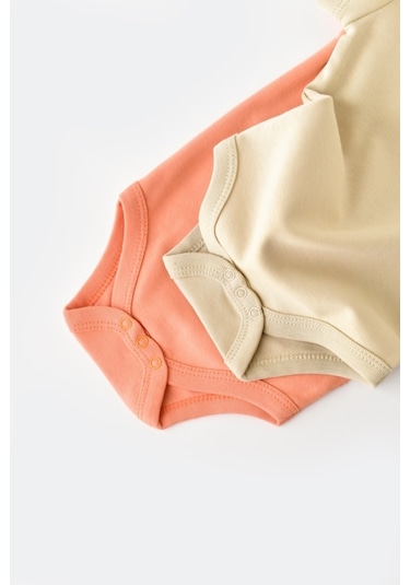 BabyCosy Organik 2li Kısa Kollu Badi Csy3022 001