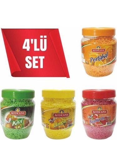 Altıncezve Portakal + Limon + Kuşburnu + Kivi Granül Oralet 4 x 300 G