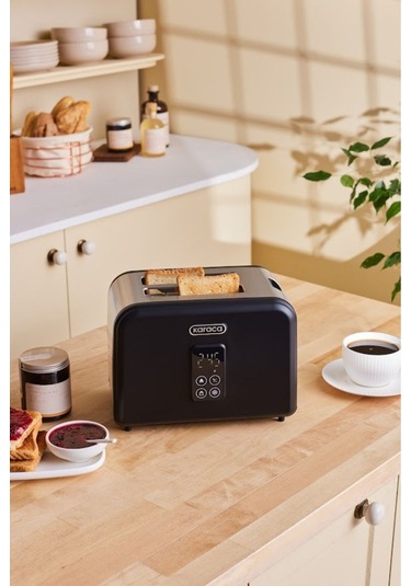 Karaca Multicrust Retro Ekmek Kızartma Makinesi Siyah