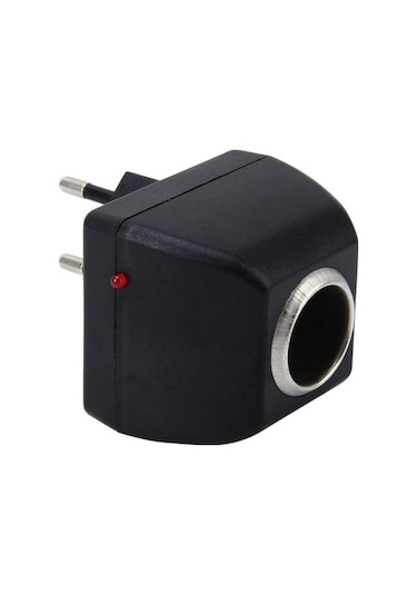 Monyee 12v Araba Şarj Cihazı, 220v'den 12v'ye Ev/araç Adaptörü, 1a 12w Orta Delikli Avrupa Standartı Sigara Çakmaklı Fişi