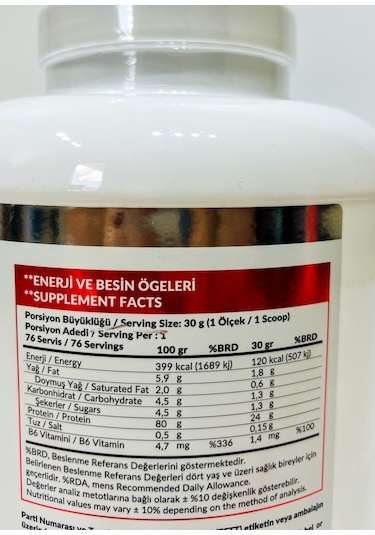 Whey Protein Tozu 2280 Gr Çilek Aromalı Protein Tozu 24 Gram Protein Kas Güç