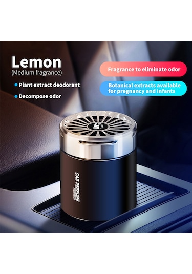 Jeemson Oto Cam Koltuk Aromaterapi: Doğal Bitki Özü İle Koku Giderici, Hava Temizleyici, Uzun Süreli Kokulu Limon Aromalı