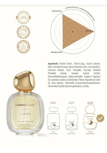 Lument Liora Scent Çiçek Kokulu Woman Parfum Amber - Çiçeksi
