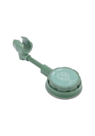 Primepickings Koyu Yeşil Delinmeyen Duş Aparatı Sabit Duş Aparatı Ayarlanabilir Evrensel Alet 2 Katlı Gri