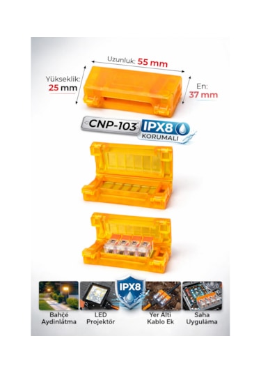 Su Geçirmez Buat Jel Kutusu Ipx8 Koruma Cnp-103