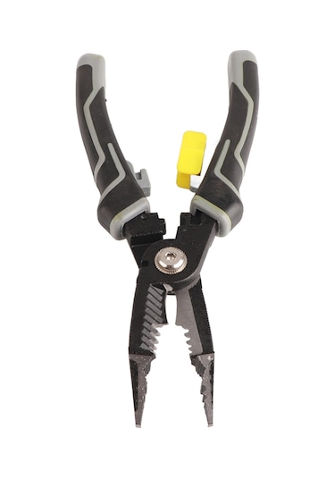 Honmex Gri Elektrikçi Pense - Yüksek Hassasiyetli Bıçaklı, Tel Soyucu, Kesici Ve Presleye Multifonksiyonel Araç