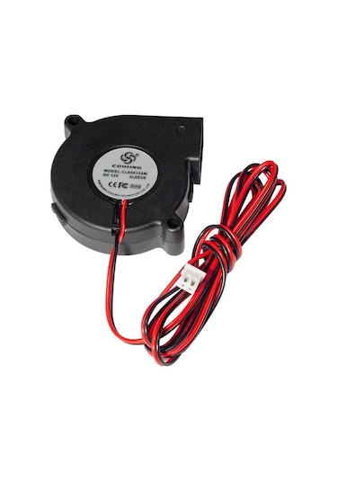 3d Yazıcı Turbo Dc Blower Fan 50x50x15mm 12v 0.19a 6500rpm 25dba Yağlı Rulmanlı Hızlı Soğutma